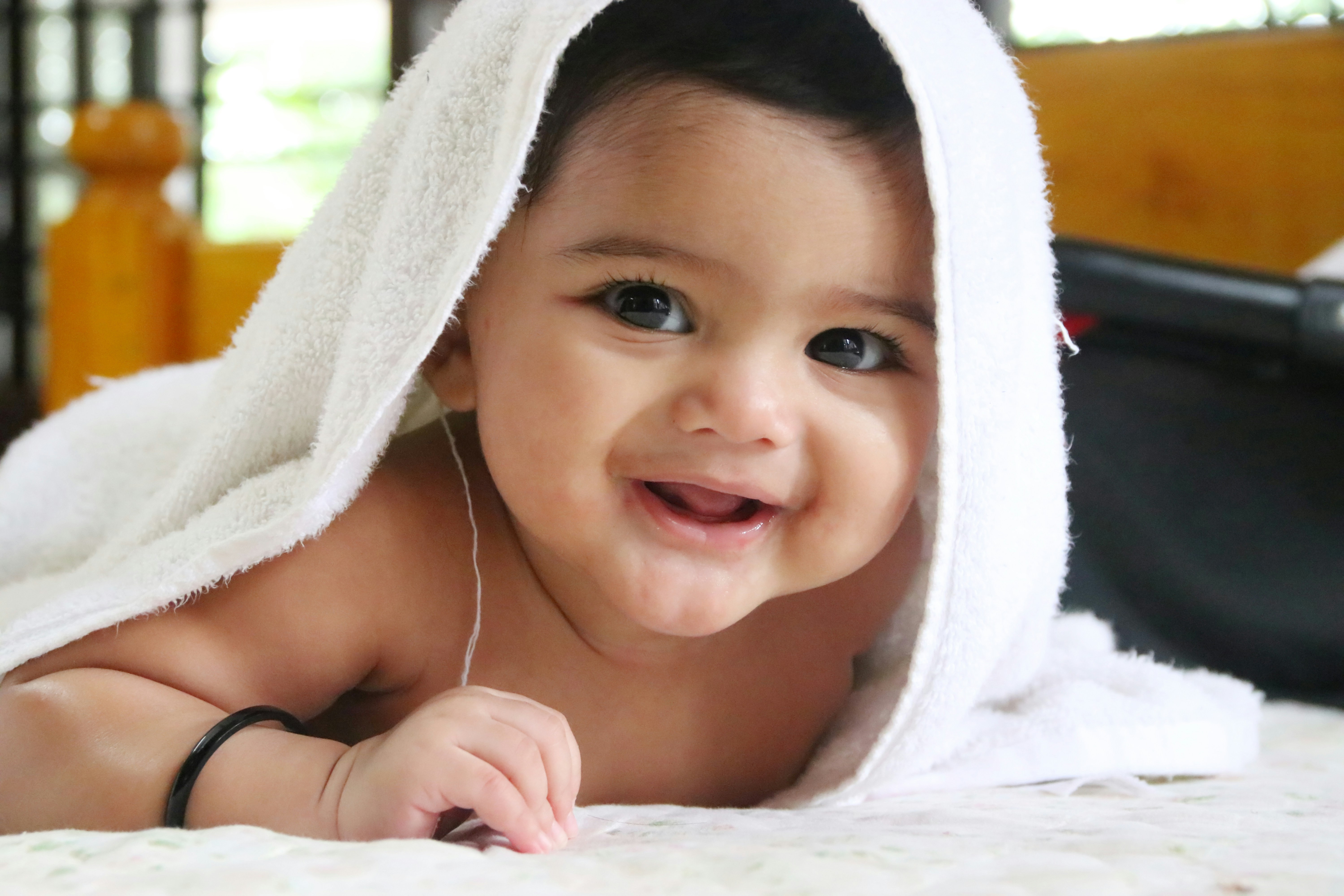 Laughing baby